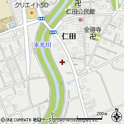 静岡県田方郡函南町仁田533周辺の地図