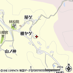 愛知県豊田市国閑町棚ヤゲ周辺の地図