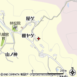 愛知県豊田市国閑町（棚ヤゲ）周辺の地図