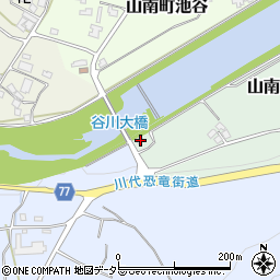 兵庫県丹波市山南町大谷263周辺の地図