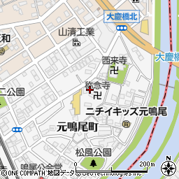 愛知県名古屋市南区元鳴尾町336周辺の地図