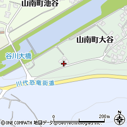 兵庫県丹波市山南町大谷293周辺の地図