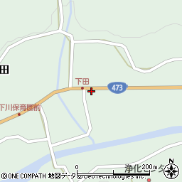 愛知県北設楽郡東栄町下田尾沢21周辺の地図