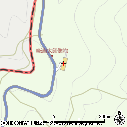 比叡山峰道レストラン周辺の地図