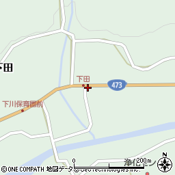 下川簡易郵便局周辺の地図