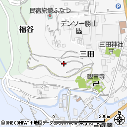 岡山県真庭市三田周辺の地図