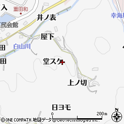 愛知県豊田市穂積町堂スケ周辺の地図