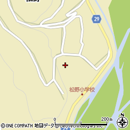 静岡県静岡市葵区松野205周辺の地図