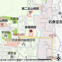 洛陽病院周辺の地図