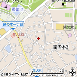 愛知県名古屋市緑区諸の木2丁目214周辺の地図