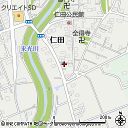 静岡県田方郡函南町仁田528-3周辺の地図