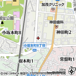 愛知県豊田市小坂本町8丁目64周辺の地図