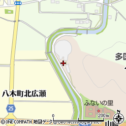 京都府南丹市八木町西田早田周辺の地図
