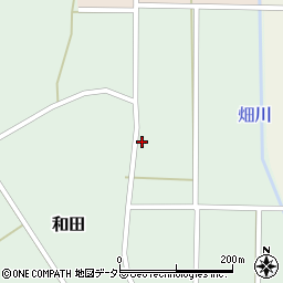 兵庫県丹波篠山市和田184周辺の地図