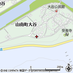 兵庫県丹波市山南町大谷116周辺の地図