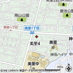 ファミリーマート豊田美里四丁目店周辺の地図