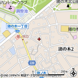 愛知県名古屋市緑区諸の木2丁目125周辺の地図