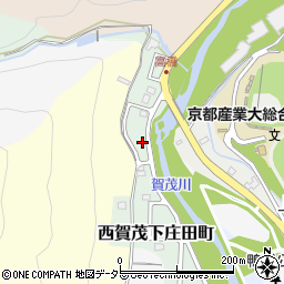 京都府京都市北区西賀茂下庄田町116周辺の地図