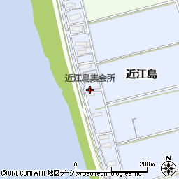 近江島集会所周辺の地図