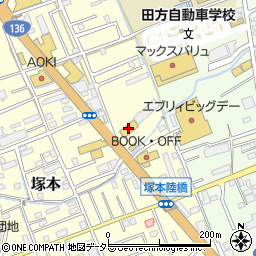 ＴＳＵＴＡＹＡ函南店周辺の地図