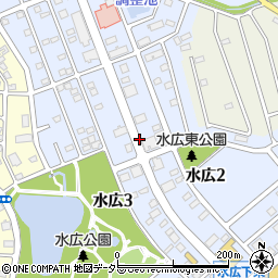 愛知県名古屋市緑区水広周辺の地図
