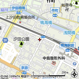 愛知県名古屋市緑区鳴海町上汐田160周辺の地図