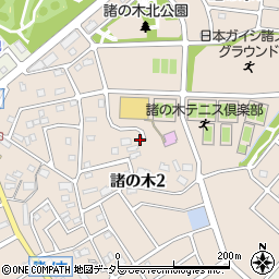 愛知県名古屋市緑区諸の木2丁目456周辺の地図