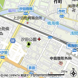 愛知県名古屋市緑区鳴海町上汐田164周辺の地図