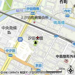 愛知県名古屋市緑区鳴海町上汐田176-3周辺の地図
