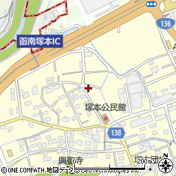 静岡県田方郡函南町塚本290周辺の地図