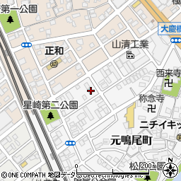 愛知県名古屋市南区元鳴尾町33周辺の地図