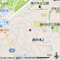 愛知県名古屋市緑区諸の木2丁目405周辺の地図