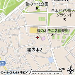 愛知県名古屋市緑区諸の木2丁目453周辺の地図