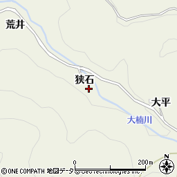 愛知県豊田市石楠町狭石周辺の地図