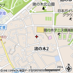 愛知県名古屋市緑区諸の木2丁目459周辺の地図