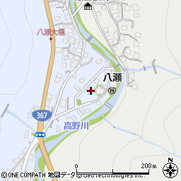 京都府京都市左京区八瀬近衛町368周辺の地図