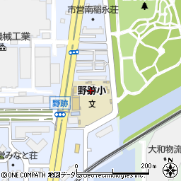 名古屋市立野跡小学校周辺の地図