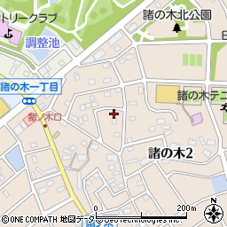 愛知県名古屋市緑区諸の木2丁目203周辺の地図