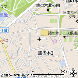 愛知県名古屋市緑区諸の木2丁目460周辺の地図