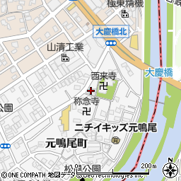 愛知県名古屋市南区元鳴尾町371周辺の地図