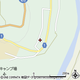 静岡県浜松市天竜区佐久間町中部186-1周辺の地図