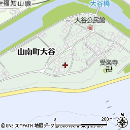 兵庫県丹波市山南町大谷114周辺の地図