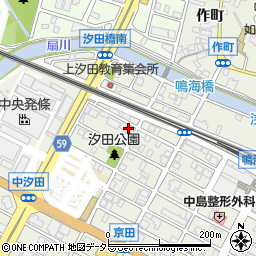 愛知県名古屋市緑区鳴海町上汐田166周辺の地図