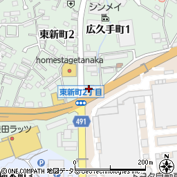 豊田信用金庫元町支店周辺の地図