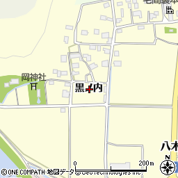 京都府南丹市八木町北広瀬黒ノ内周辺の地図