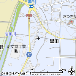 兵庫県丹波篠山市黒田490周辺の地図