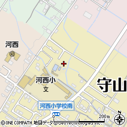 滋賀県守山市小島町1481周辺の地図