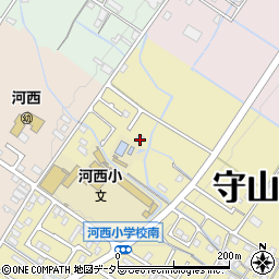 滋賀県守山市小島町1481-2周辺の地図