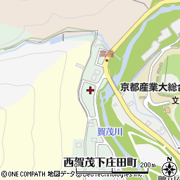 京都府京都市北区西賀茂下庄田町112周辺の地図