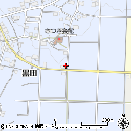 兵庫県丹波篠山市黒田349周辺の地図